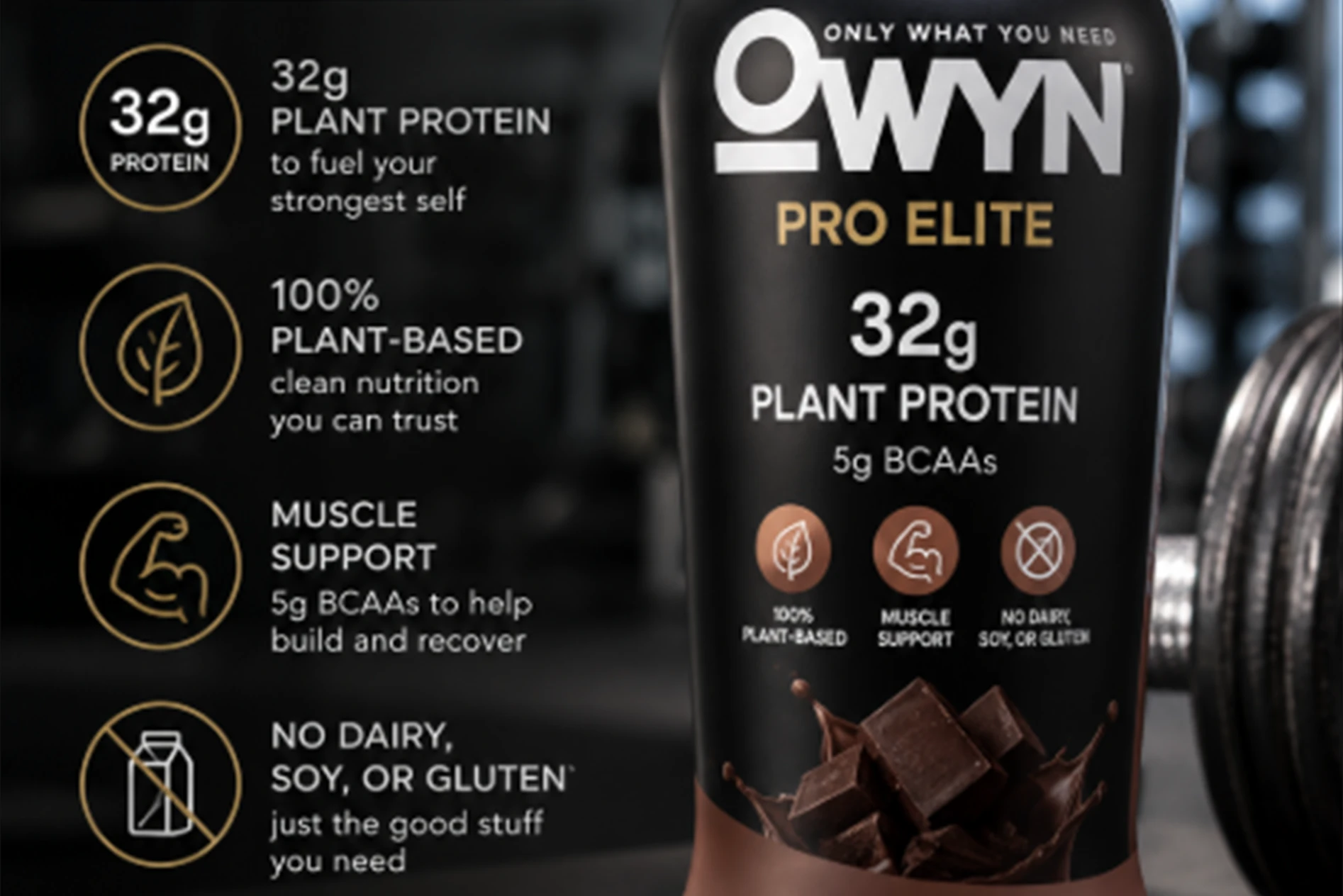 owyn pro elite high protein shake