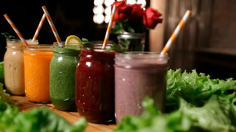 Fresh berry smoothie representing smooth plant-based protein shake texture